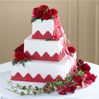 Forever Happiness Cake Decor – RESILIENT ROSES FLORAL & DECOR LLC, Jacksonville FL